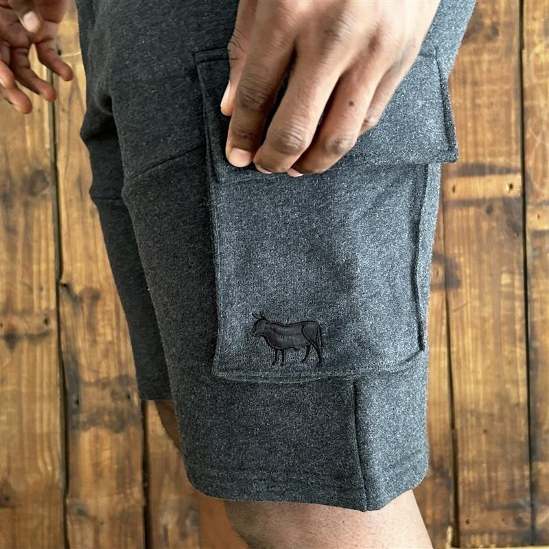 Kingsley Cargo Fleece Short - Gravel
