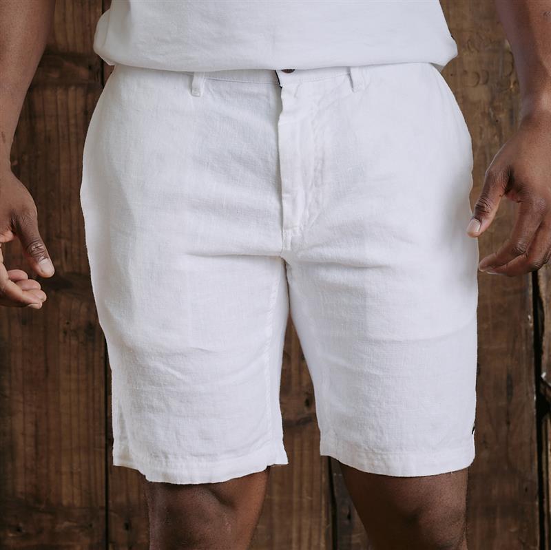 Linen Zuka Short - Pelican