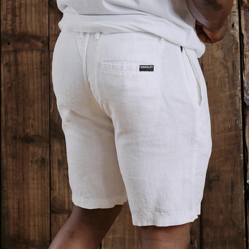 Linen Zuka Short - Pelican
