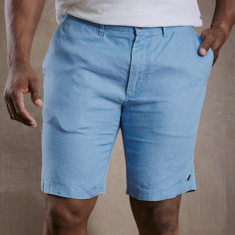 Linen Zuka Short - Perriwinkle