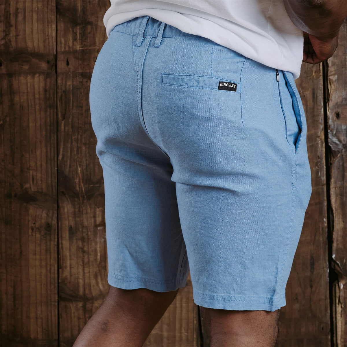 Linen Zuka Short - Perriwinkle