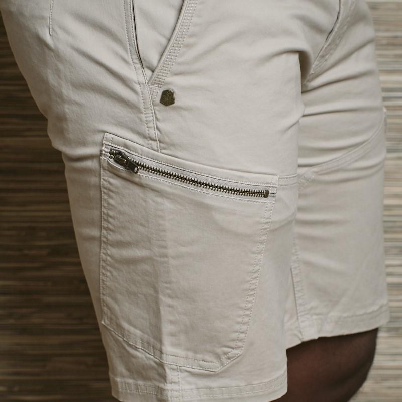 Phinda 26-27 Sleek Cargo Short - Stone