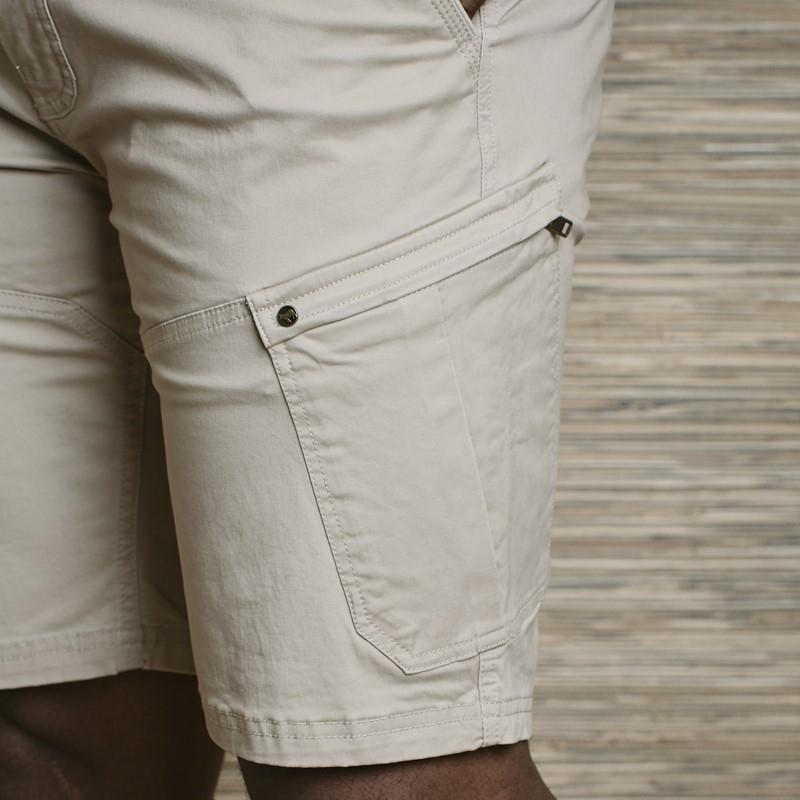 Phinda 26-27 Sleek Cargo Short - Stone