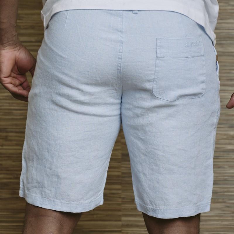 Selati Utility Linen Short - Sky