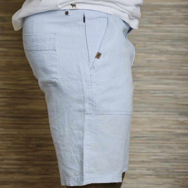 Selati Utility Linen Short - Sky