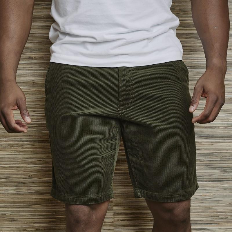 Stellies Corduroy Short - Fatigue