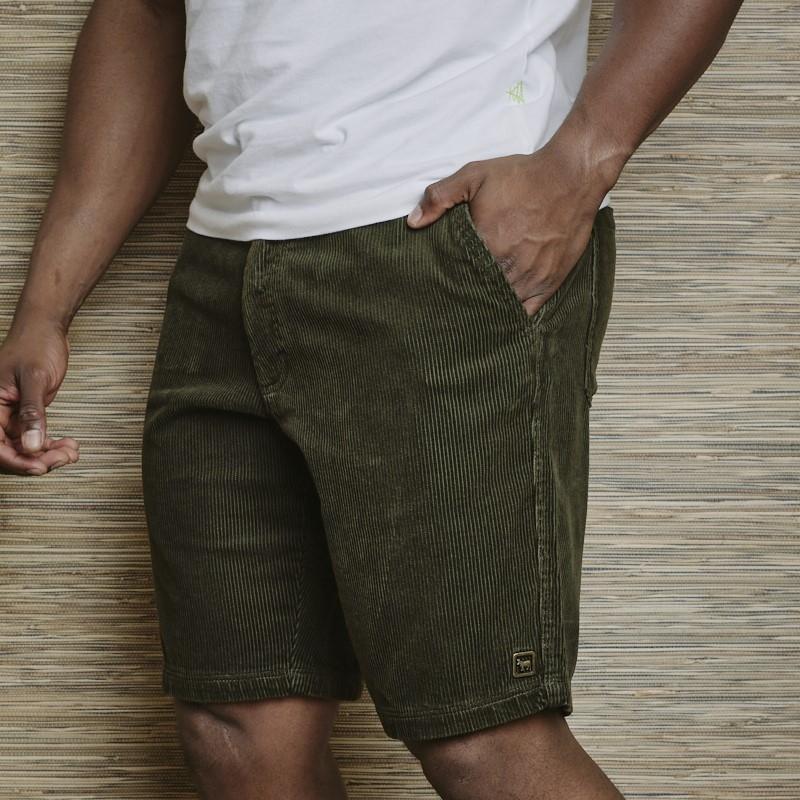 Stellies Corduroy Short - Fatigue