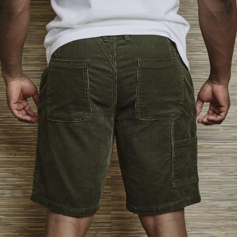 Stellies Corduroy Short - Fatigue