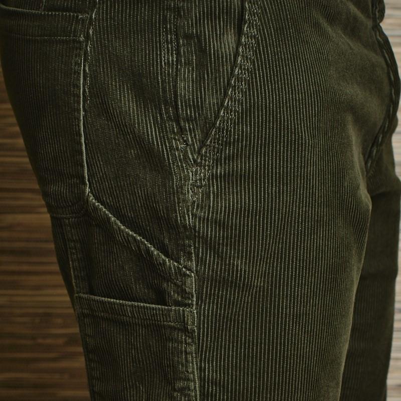 Stellies Corduroy Short - Fatigue