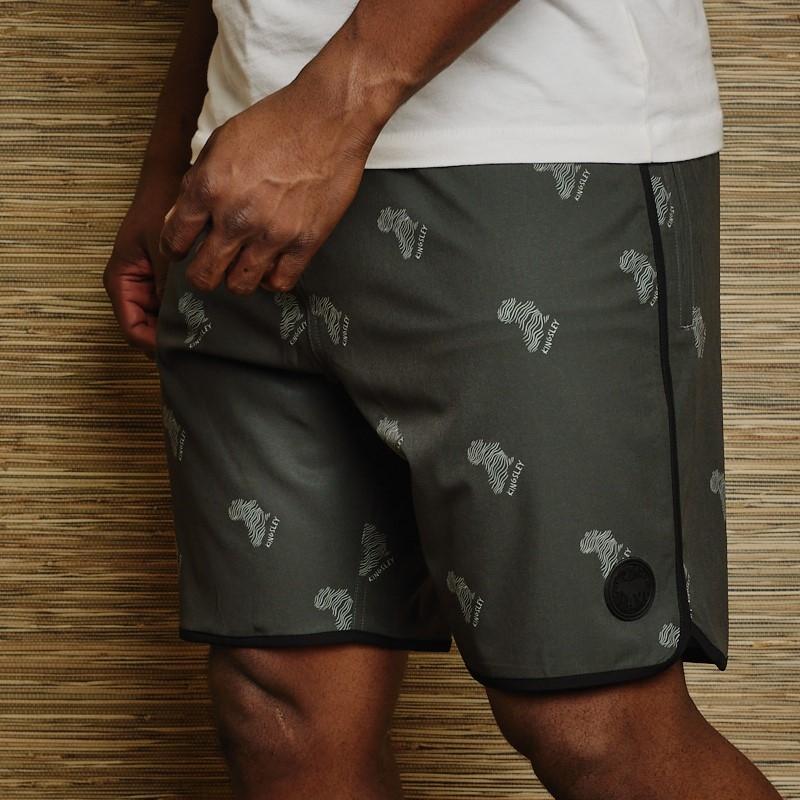 Africa Contour Board Short - Fatigue