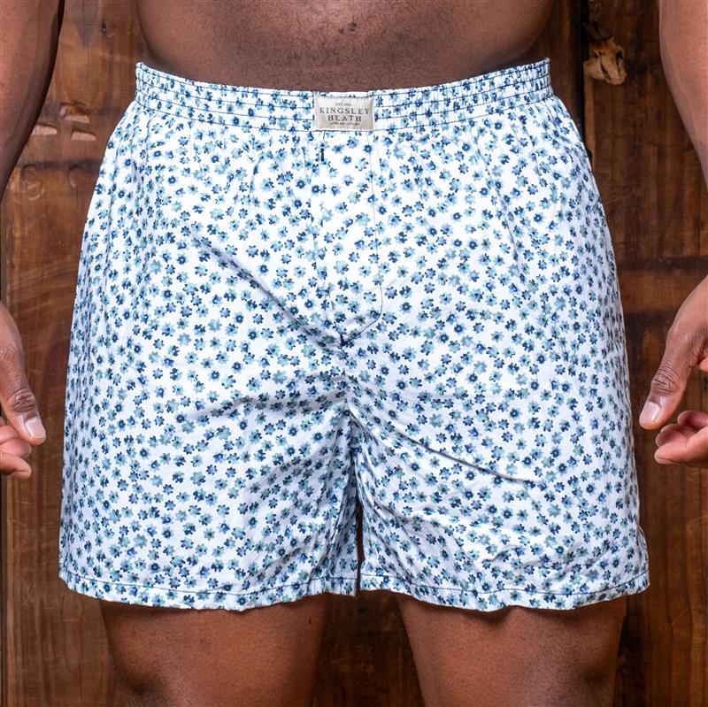 Inky Floral Sleep Short Pelican