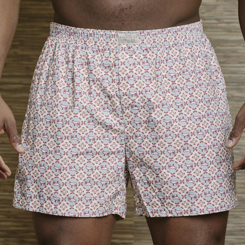 Nguni Shwe Shwe Bright Sleep Short - Pelican