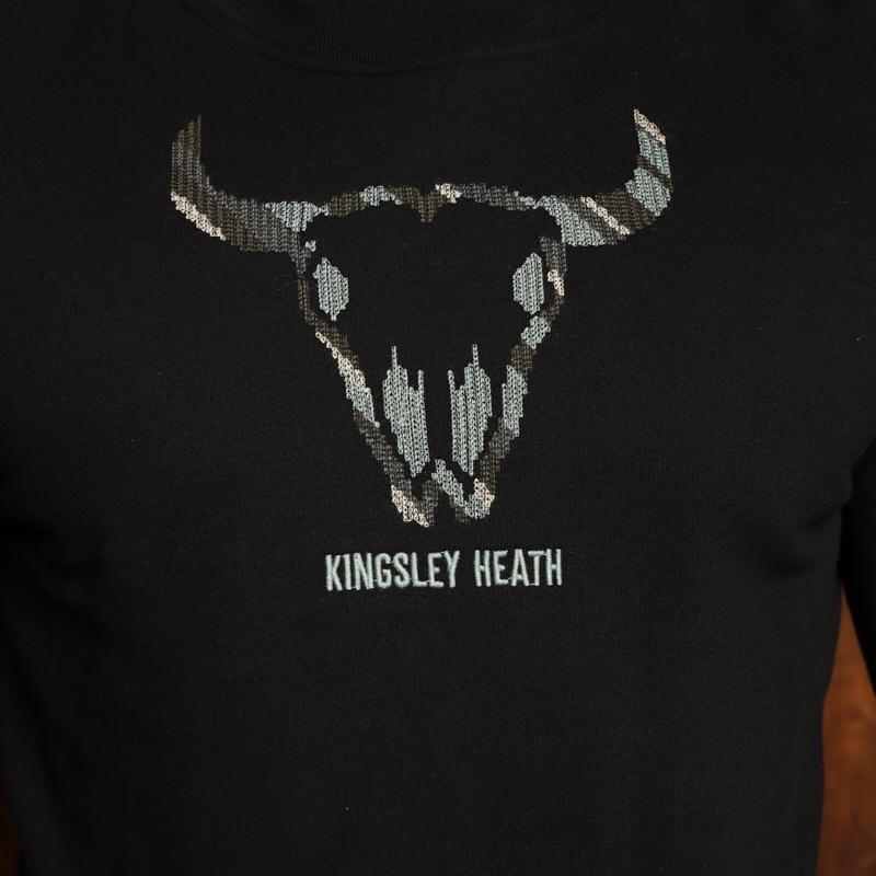 Kingsley Camo Skull Pullover Sweatshirt - Mamba