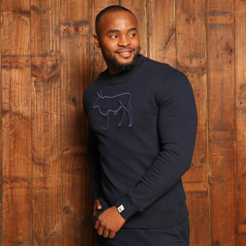 Kingsley Nguni Outline Pullover Sweatshirt - Midnight