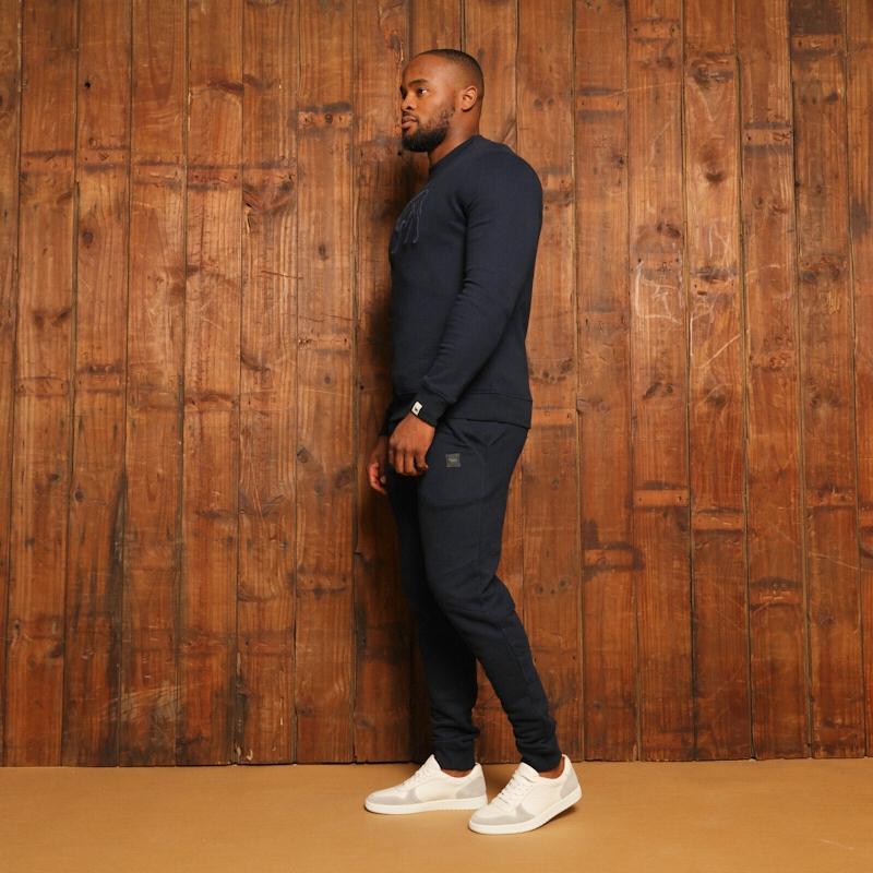 Kingsley Nguni Outline Pullover Sweatshirt - Midnight