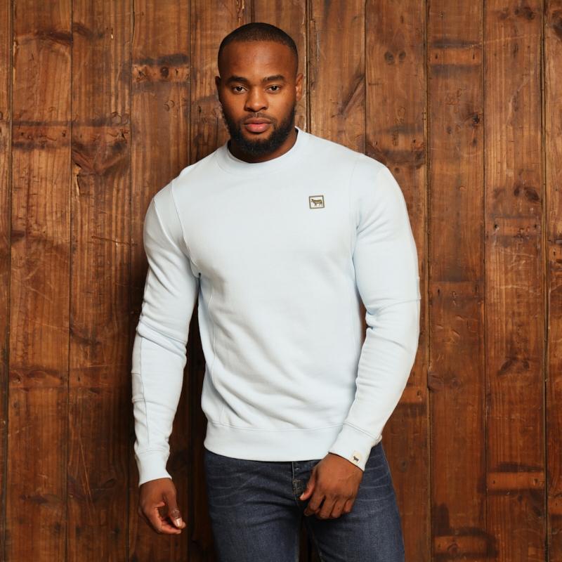 Kingsley So. Afr Styled Up Pullover Sweatshirt - Sky