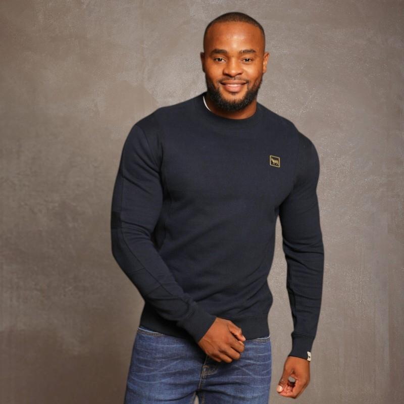 So. Afr Styled Up Pullover Sweat - Midnight - Kingsley Heath
