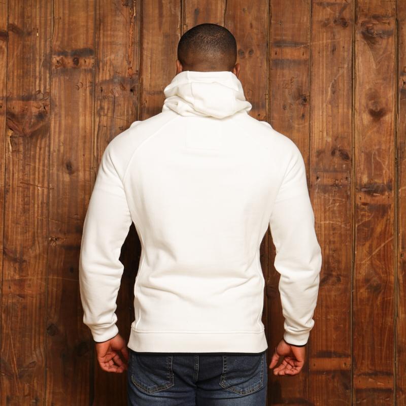 Kingsley Heath Savute Quarter Zip Pullover Hoodie - Pelican