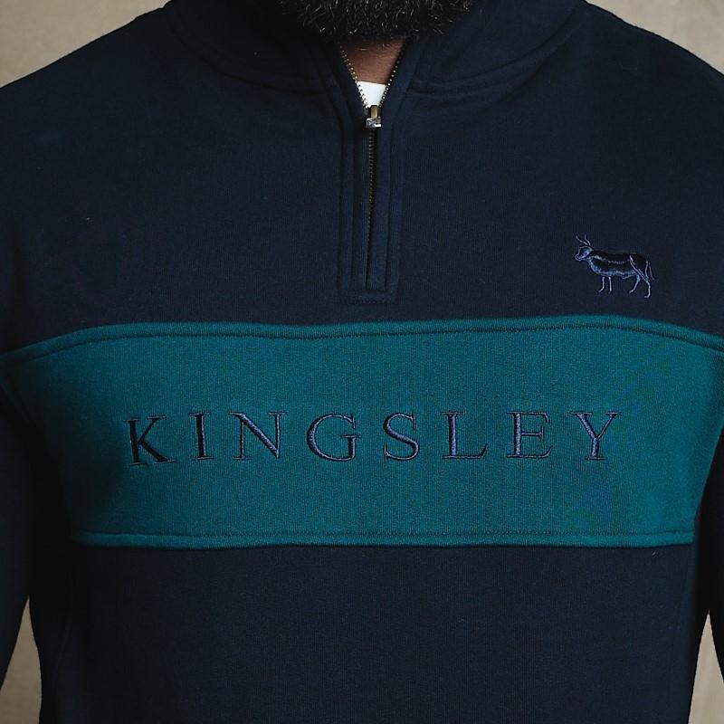 Styled Up Quarter Zip Sweat - Midnight