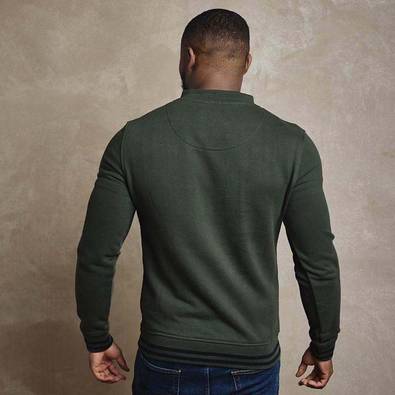 Vintage Quarter Zip Sweat - Fatigue
