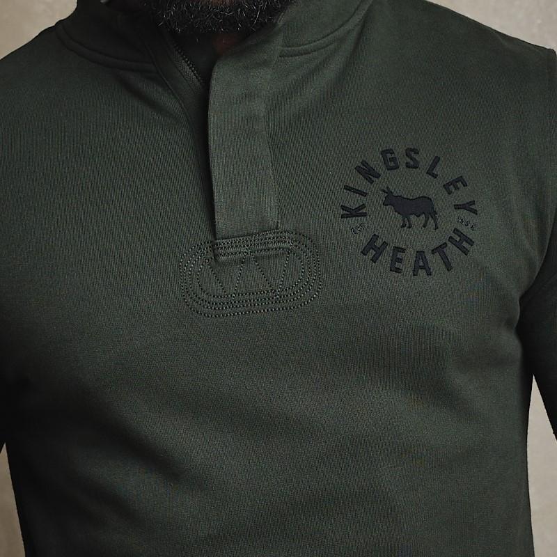Vintage Quarter Zip Sweat - Fatigue