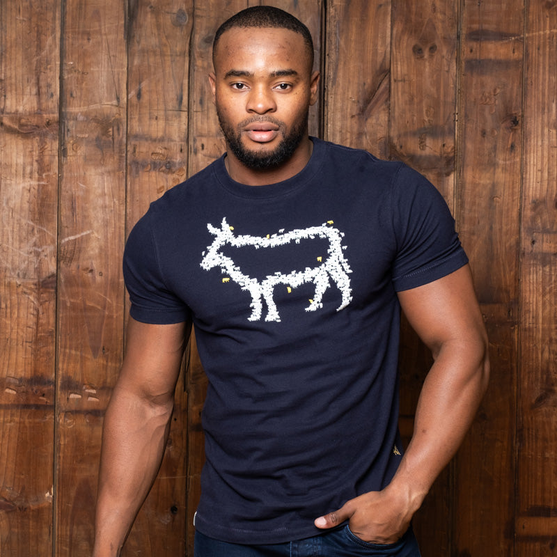 Out The Herd Nguni Crew Tee Midnight