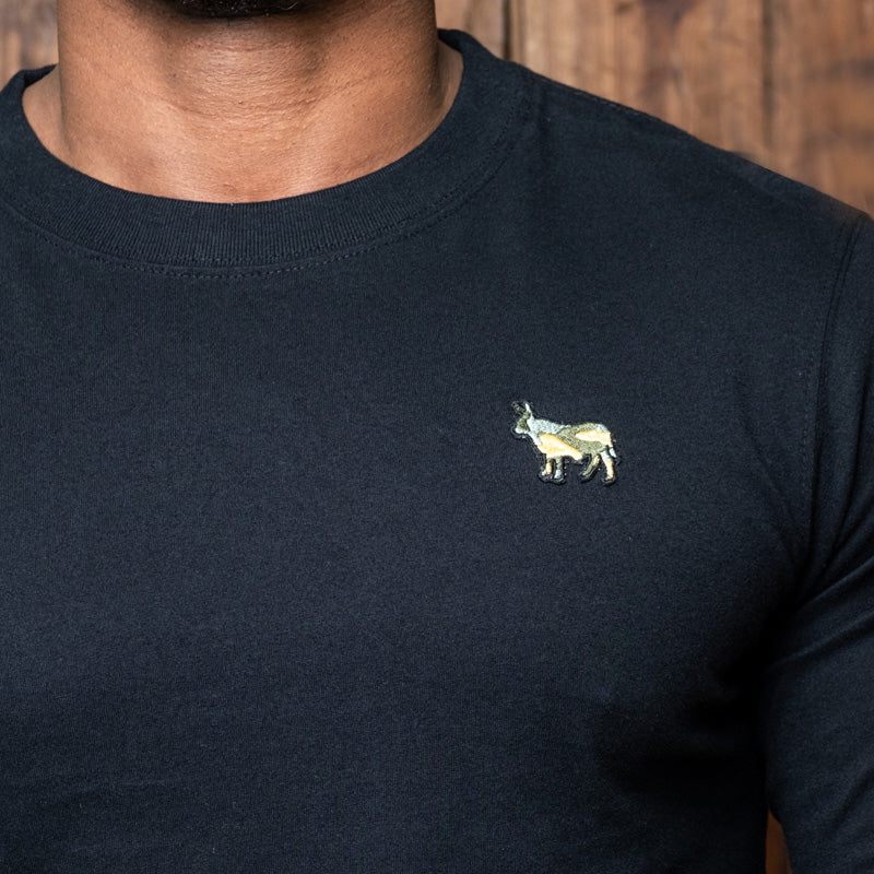 Kingsley Heath Camo Nguni Badge Longsleeve Tee Mamba