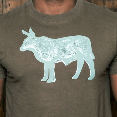 Acid Wash Nguni Crew Tee Fatigue