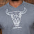 Chainstitch Skull V-Neck Tee Jackal