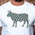 Faces Of Africa Nguni Crew Tee Pelican