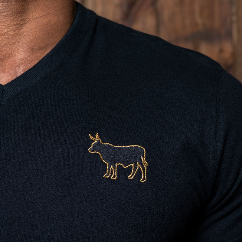 Nguni Luxe V-Neck Tee Mamba