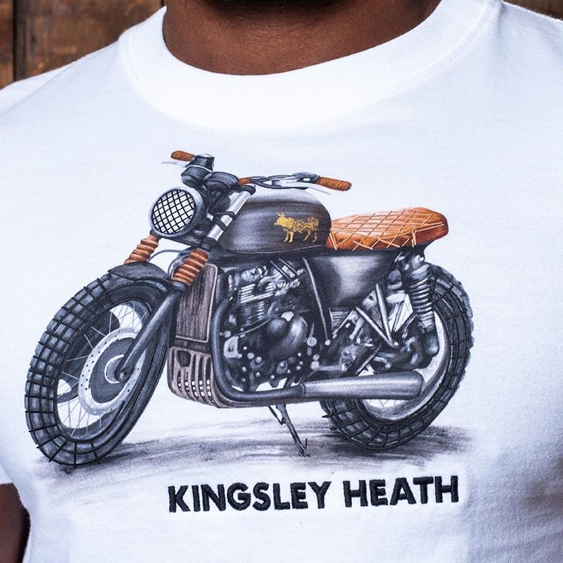 Kingsley Racer Crew Tee - Pelican