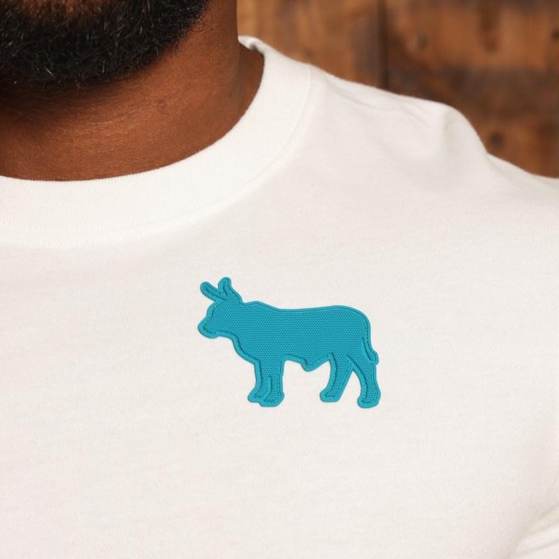 Kingsley Perf Nguni Crew Tee - Pelican