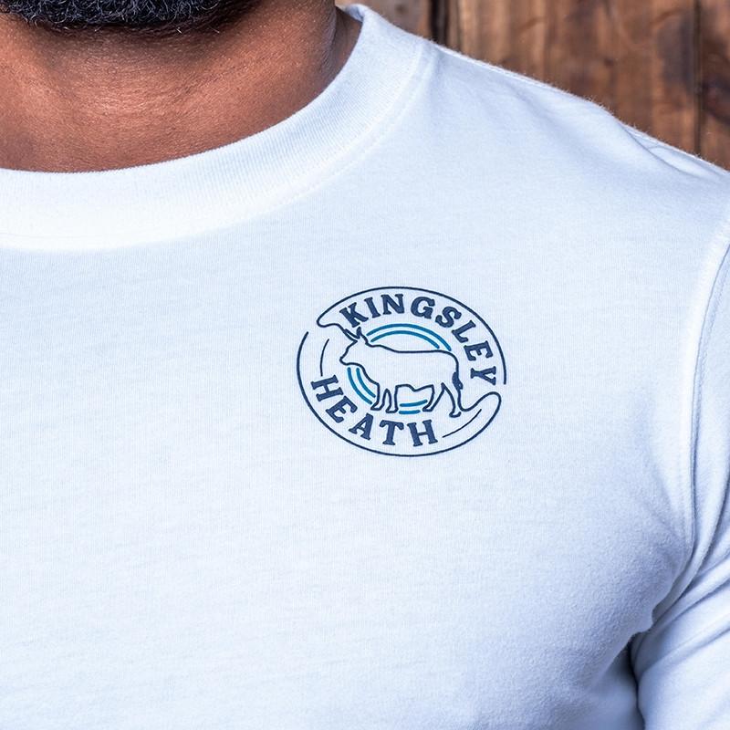 Kingsley Looped Nguni Corp Longsleeve Tee - Pelican