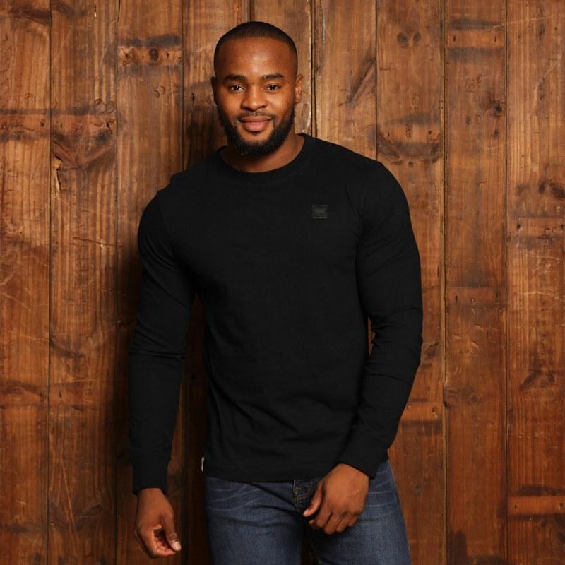 Kingsley heath Square Badge Longsleeve Tee - Mamba