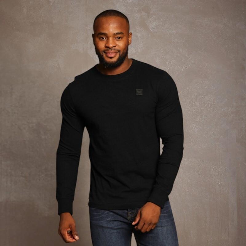 Kingsley Heath Square Badge Longsleeve Tee - Mamba