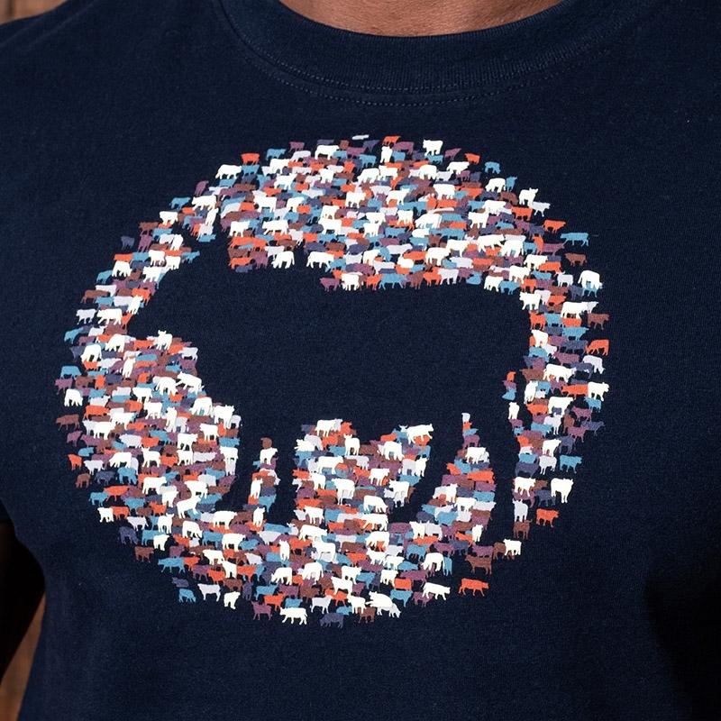 Kingsley Into The Herd Crew Tee - Midnight