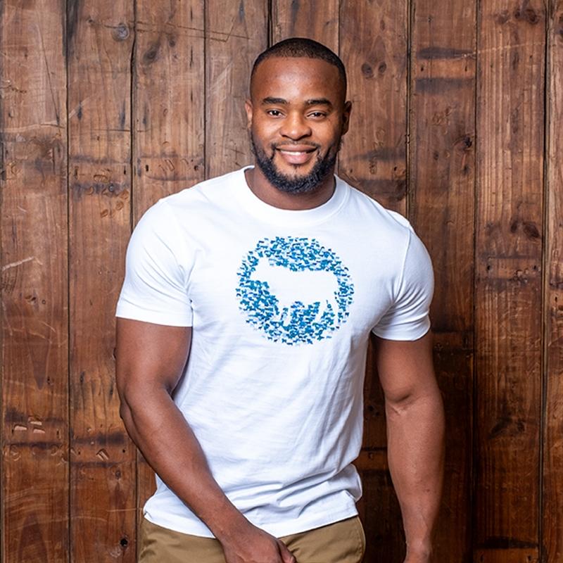 Kingsley Into The Herd Crew Tee - Pelican