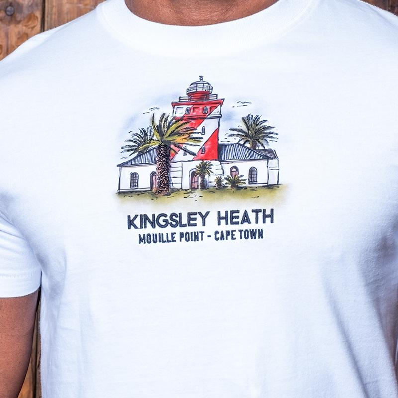 Kingsley Cape Lighthouse Crew Tee - Pelican