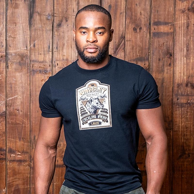 Cackling Hyena Lager Crew Tee - Mamba