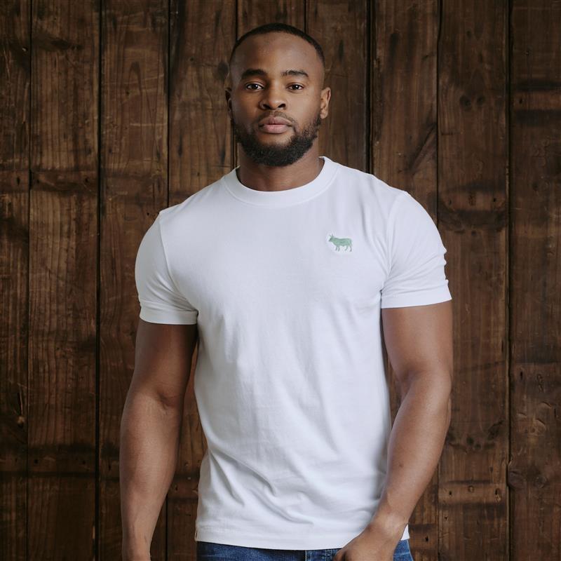 Nguni Pop Crew Tee - Pelican
