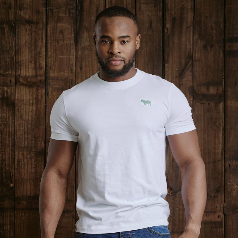 Nguni Pop Crew Tee - Pelican