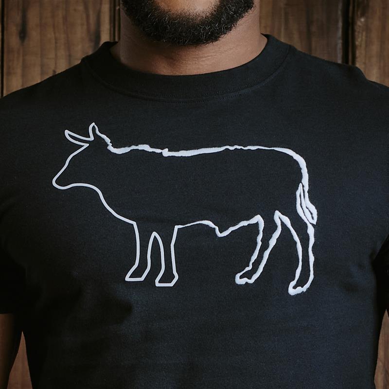 Outline Nguni Squiggle Crew Tee - Mamba