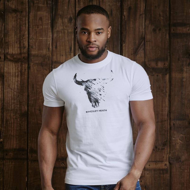 Meteor Shower Skull Crew Tee - Pelican