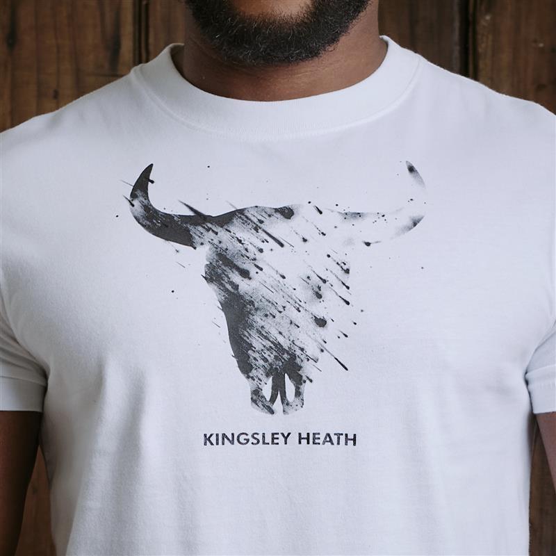 Meteor Shower Skull Crew Tee - Pelican
