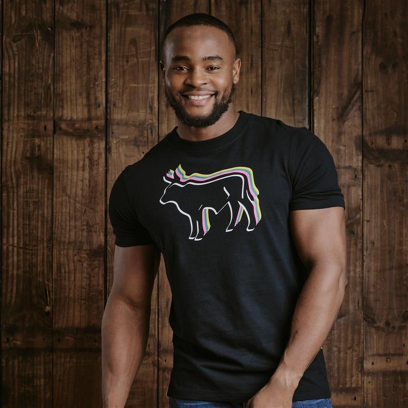 Kingsley Heath Shadow Pop Nguni Crew Tee - Mamba