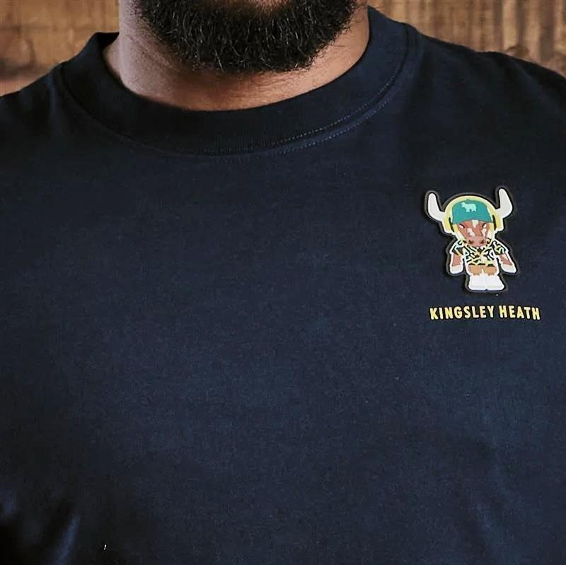 Kingsley Collectable Muzo Nguni Crew Tee - Midnight