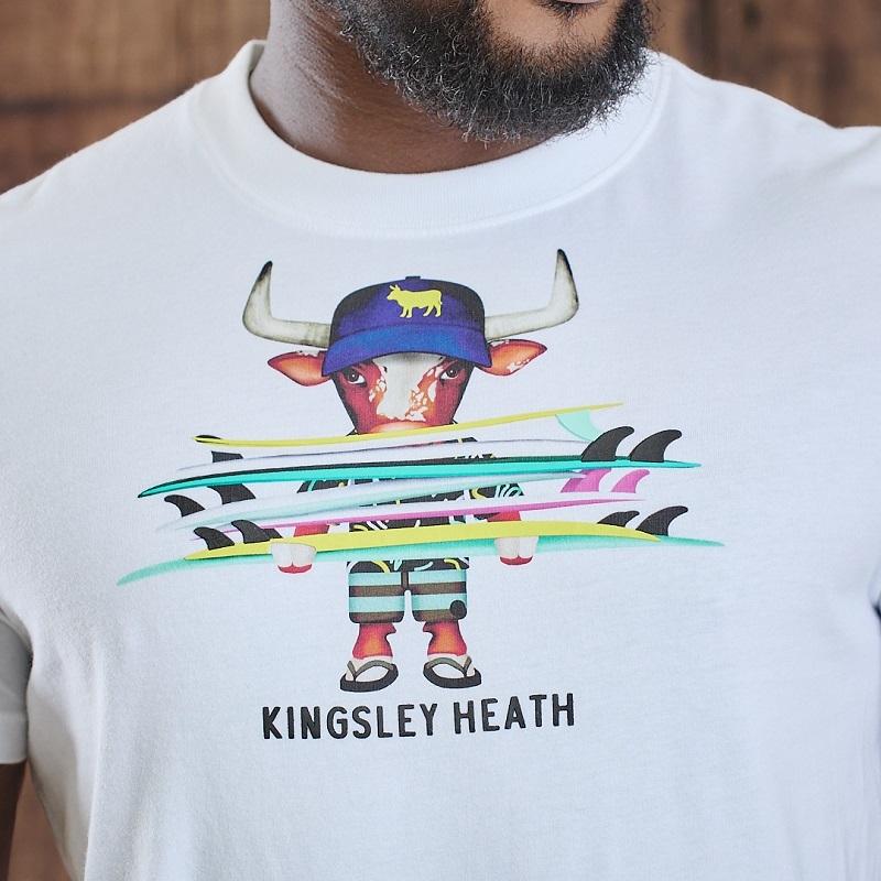 Kingsley Boards Crew Tee - Pelican