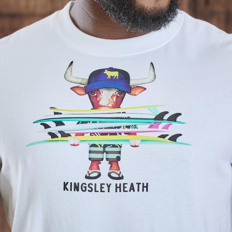 Kingsley Boards Crew Tee - Pelican