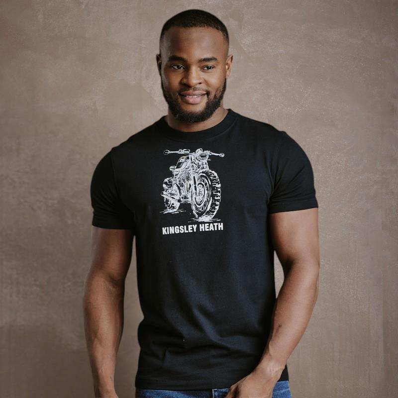 Kingsley Custom Bike Crew Tee - Mamba